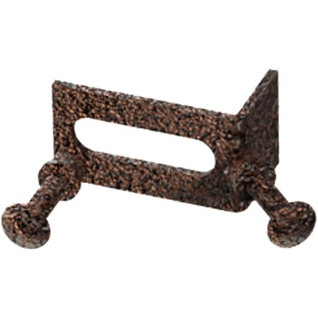 Ekena Millwork Premium Barn Door Corner Converging Bracket, Copper Vein GB6001OCCV